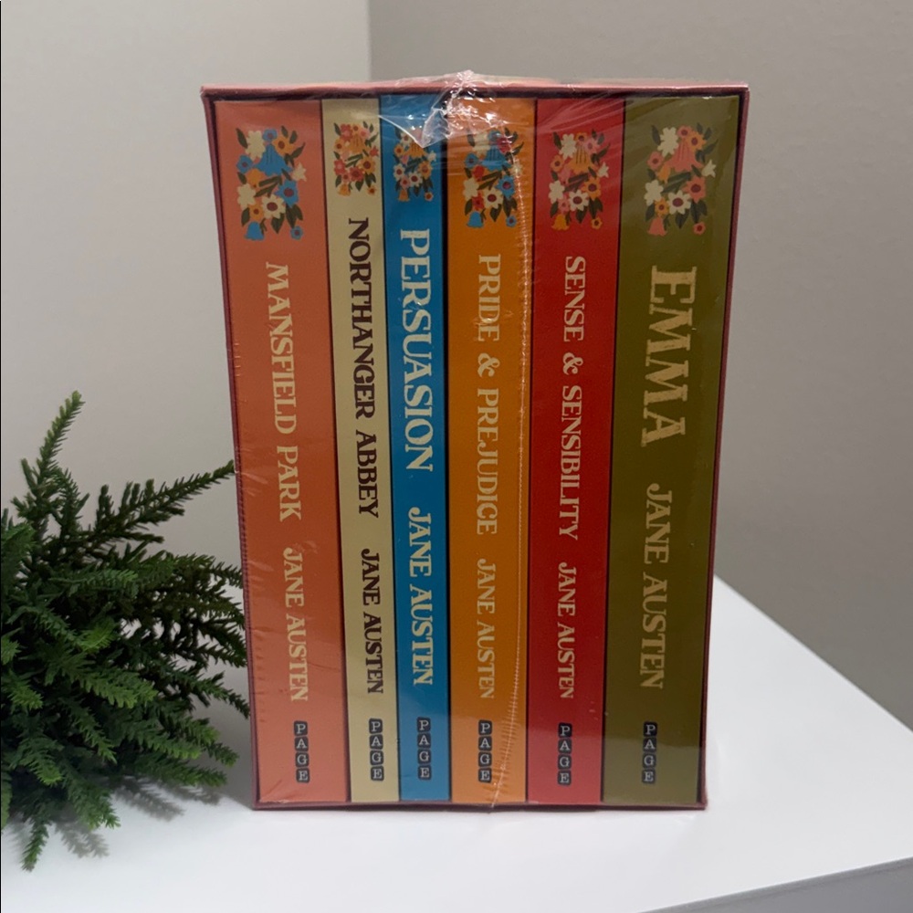 🎀 Jane Austen book collection floral box set